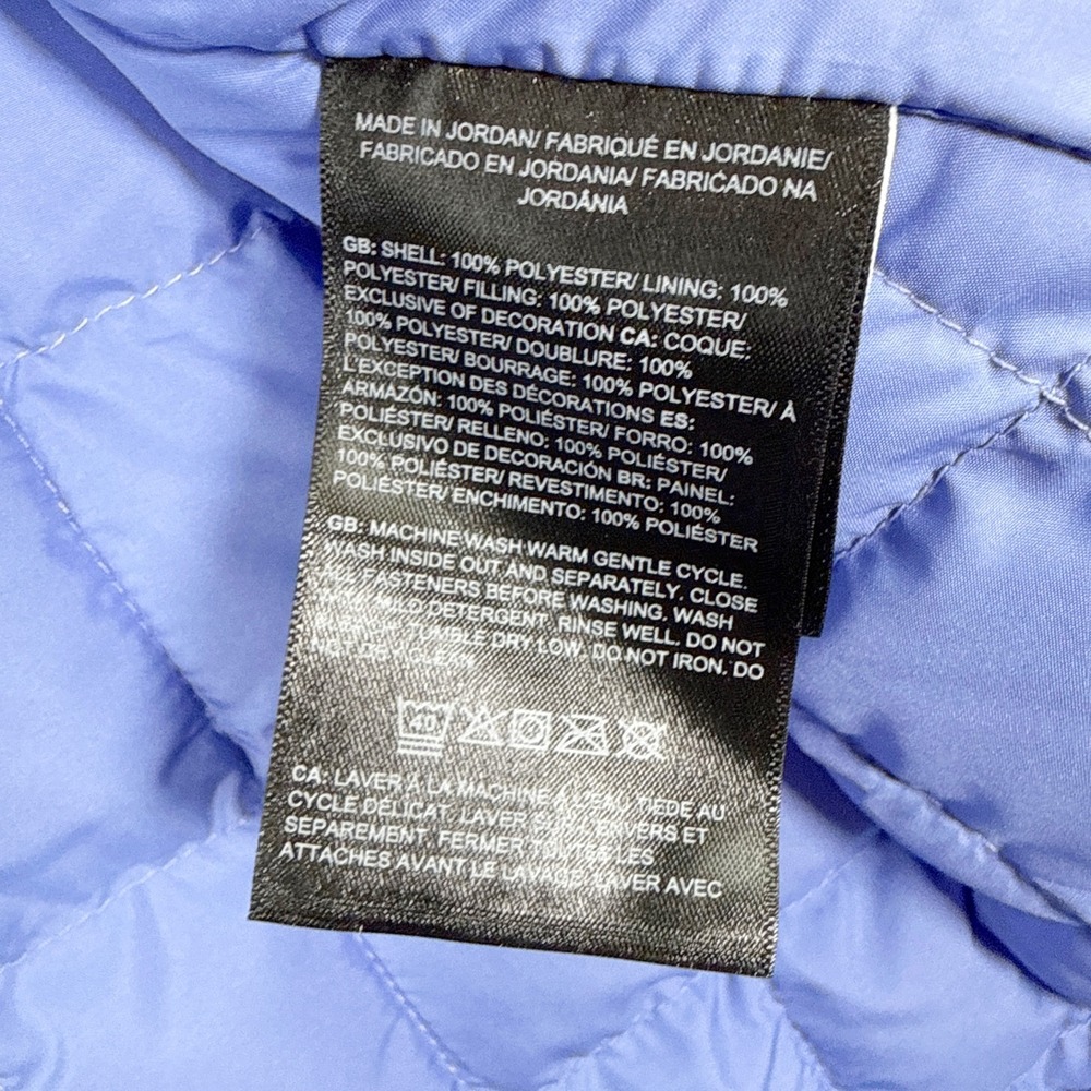 The North Face Thermoball Insulated Vest Size M Womens Virtual Blue NEW - Picture 9 of 9